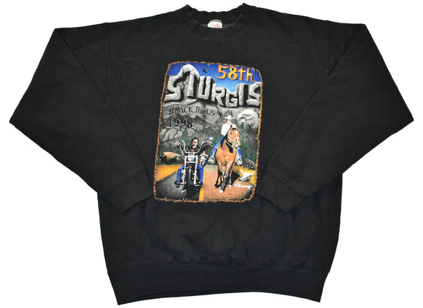 Vintage 1998 Sturgis Black Hills Rally Biker Sweatshirt | Beyond 94