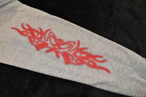 Vintage Y2K Tribal Dragon Ls Shirt Size X-Large