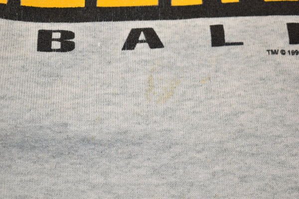 1995 Pittsburgh Steelers/Cleveland Indians Salem Test Print Sweatshirt Size X-Large
