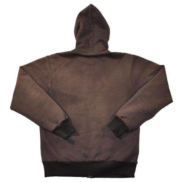 Vintage 90s Thermal Lined Sun Faded Carhartt Zip Up Hoodie | Beyond 94