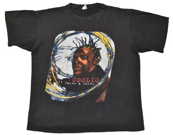 Vintage 1994 Coolio It Takes A Thief Single Stitch Rap Shirt | Beyond 94