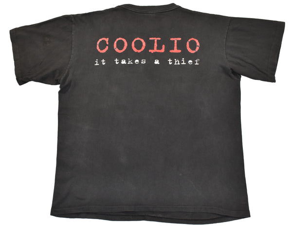Vintage 1994 Coolio It Takes A Thief Single Stitch Rap Shirt | Beyond 94