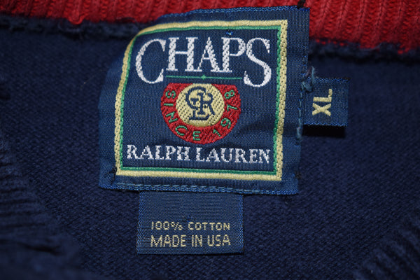Vintage 90s Chaps Ralph Lauren Made In USA Sweater Size X-Large