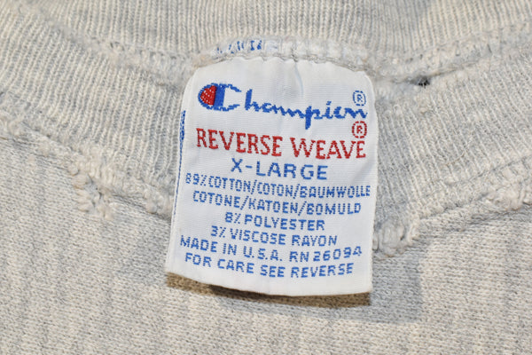 1992 Slippery Rock Distressed Champion Reverse Weave Sweatshirt Size X-Large
