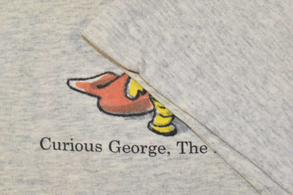 1995 Curious George First Space Monkey Single Stitch Shirt Size X-Large