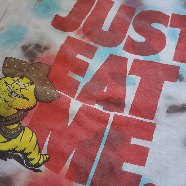 Vintage Just Eat Me 1/1 Tie Dye Single Stitch Shirt Size X-Large