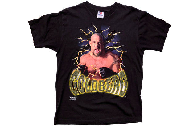 1998 WCW Goldberg "Thunder" Shirt Black Large - Beyond 94