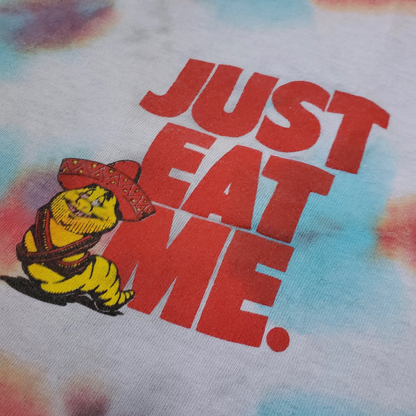 Vintage Just Eat Me 1/1 Tie Dye Single Stitch Shirt Size X-Large