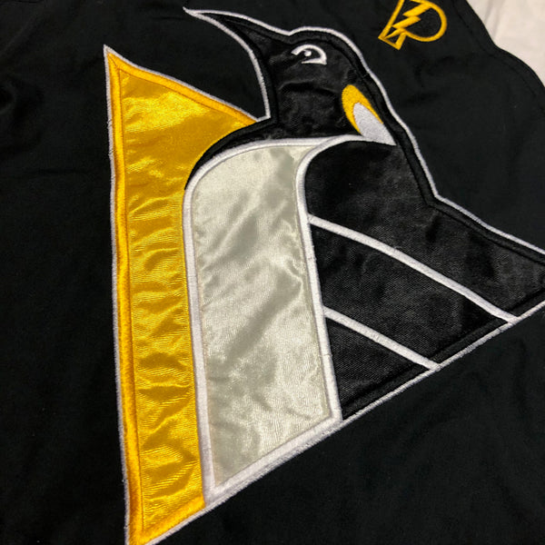 Vintage 90s Penguins Pro Player Script Parka Size Medium