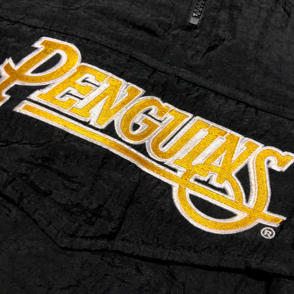 Vintage 90s Pittsburgh Penguins Starter Pullover Puffer Jacket Size Large