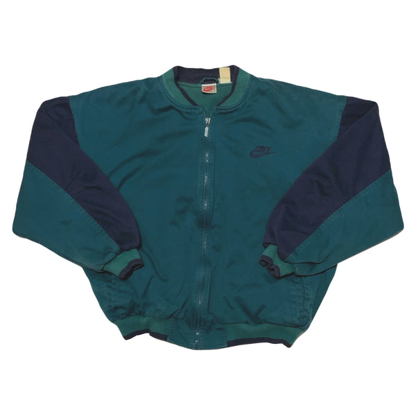 Vintage 90s Nike Spellout Varsity Bomber Jacket | Beyond 94