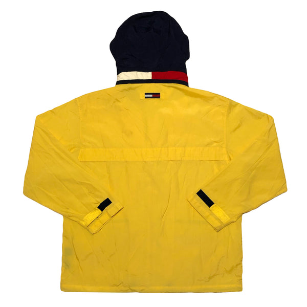 Vintage 90s Tommy Hilfiger Neck Flag Windbreaker Jacket | Beyond 94