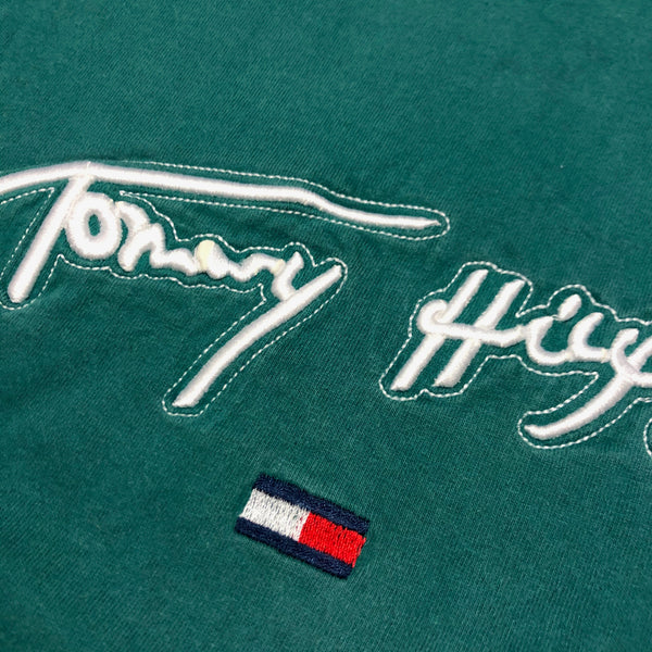 Vintage 90s Tommy Hilfiger Bootleg Shirt Size X-Large