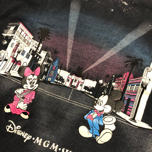 Vintage 90s Disney Studios Night Sky Single Stitch Shirt Size Medium