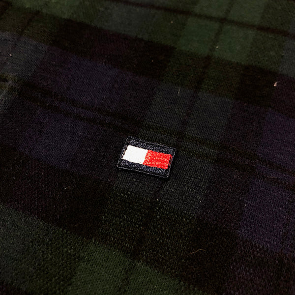 Vintage 90s Tommy Hilfiger Plaid Polo L/s Shirt Size X-Large