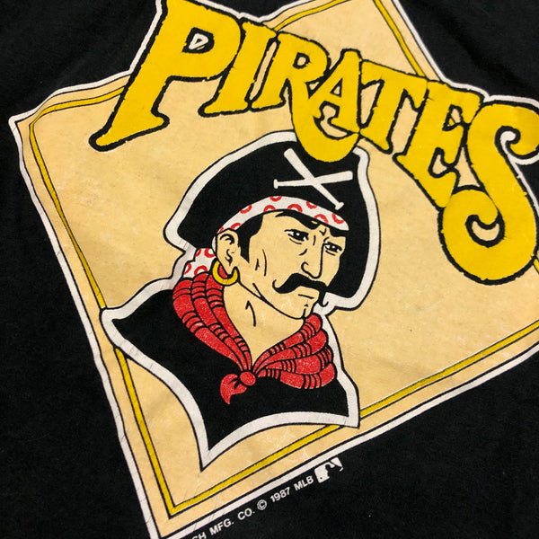 1987 Pittsburgh Pirates Single Stitch 50/50 Blend Single Stitch Shirt Size Large