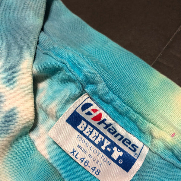 Vintage 80s Tie Dye L/s Single Stitch Shirt Size X-Large