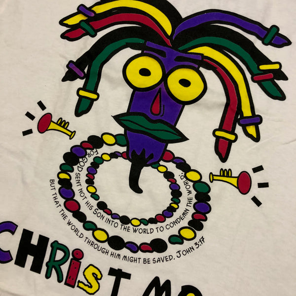 Vintage 90s DS Christian Christ Mon Single Stitch Shirt Size Large