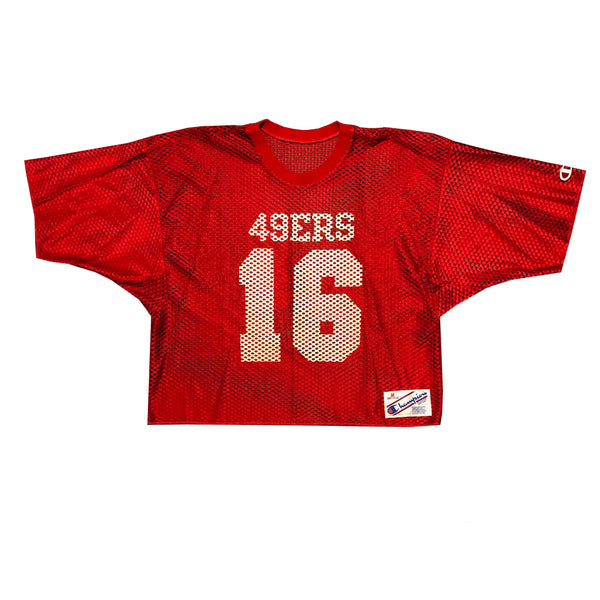 Vintage 80s San Francisco 49ers Joe Montana Champion Practice Jersey | Beyond 94