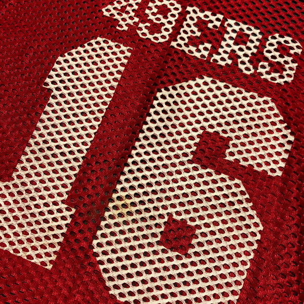 Vintage 80s San Francisco 49ers Joe Montana Champion Practice Jersey Size Medium