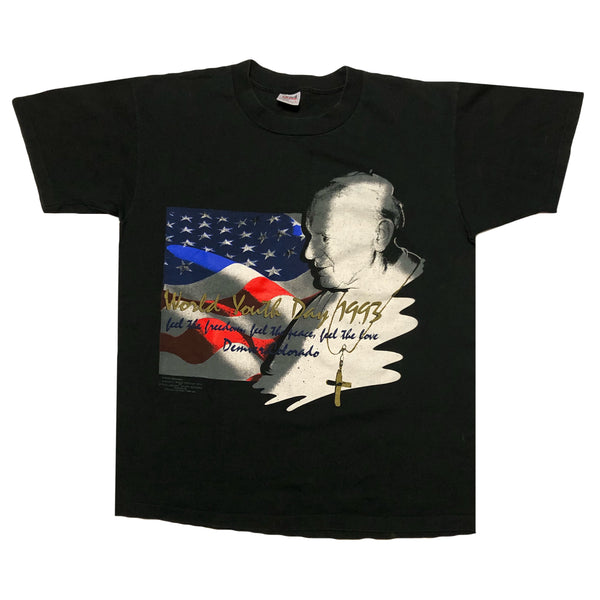 Vintage 1993 Pope World Youth Day Single Stitch Shirt | Beyond 94
