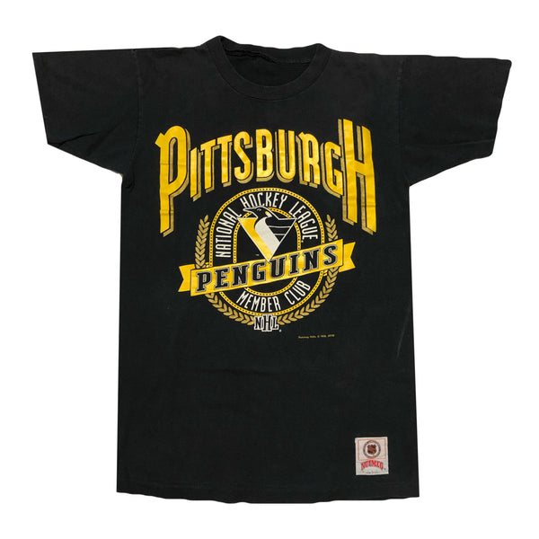 Vintage 1992 Pittsburgh Penguins Members Club Single Stitch Shirt | Beyond 94