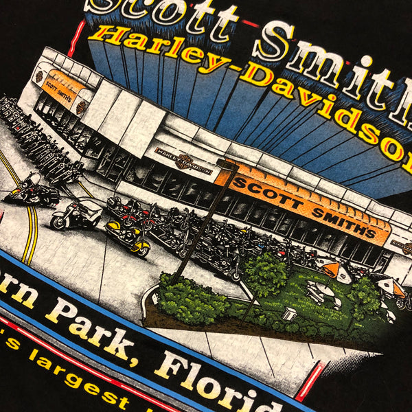 1995 DS Harley Davidson Scott Smith Riders Choice Single Stitch Shirt Size Large