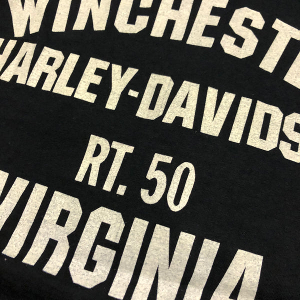Vintage 80s DS Harley Davidson Live To Ride Single Stitch Shirt Size Medium