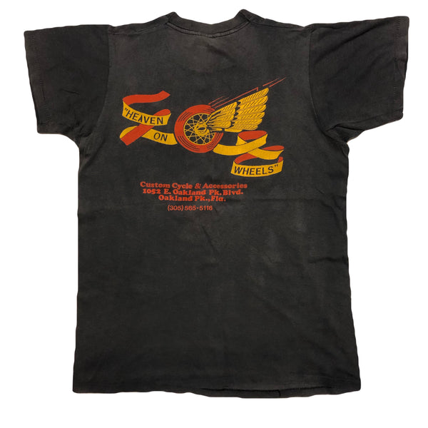 Vintage 70s Harley Davidson Here's To The South Single Stitch Pocket T Shirt | Beyond 94
