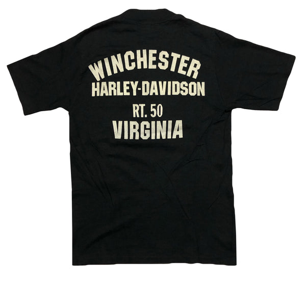 Vintage 80s DS Harley Davidson Live To Ride Single Stitch Shirt