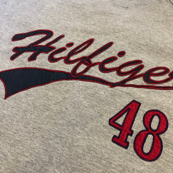 Vintage 90s Tommy Hilfiger Athletics Baseball Jersey Size Large