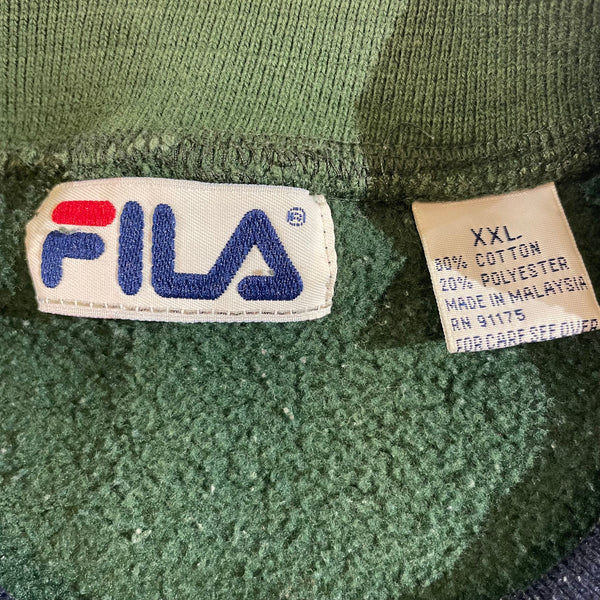 Vintage 90s Fila Embroidered Sweatshirt Size XX-Large