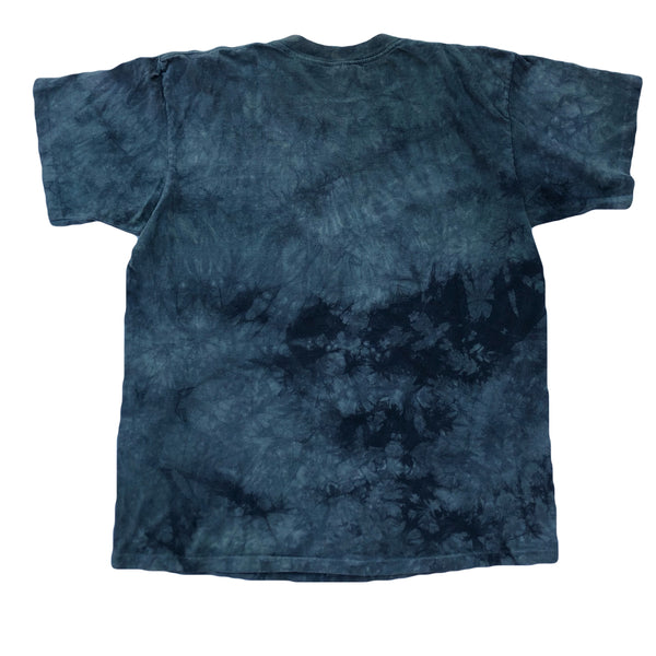 Vintage 90s Native American Mountain Lion Tie Dye Single Stitch Shirt | Beyond 94