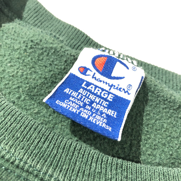 Vintage 90s Champion Logo Spellout Sweatshirt Size Large