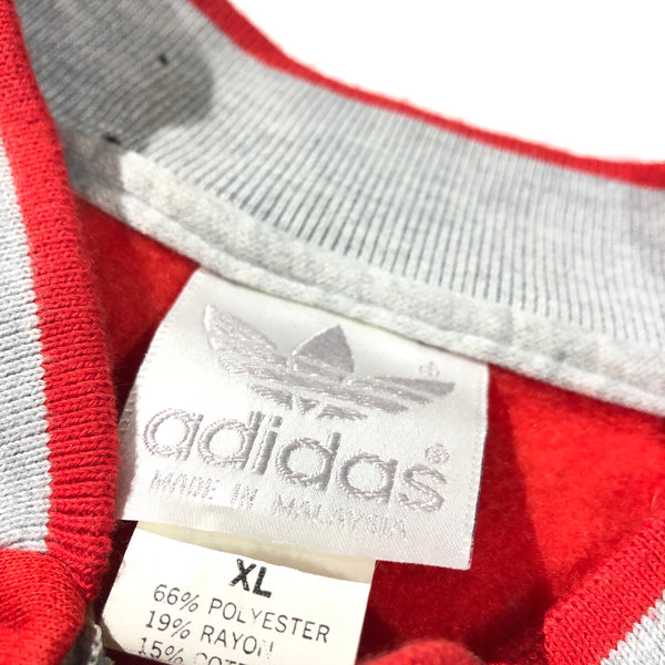 Vintage 80s Adidas Trefoil Zip Up Jacket Size X-Large
