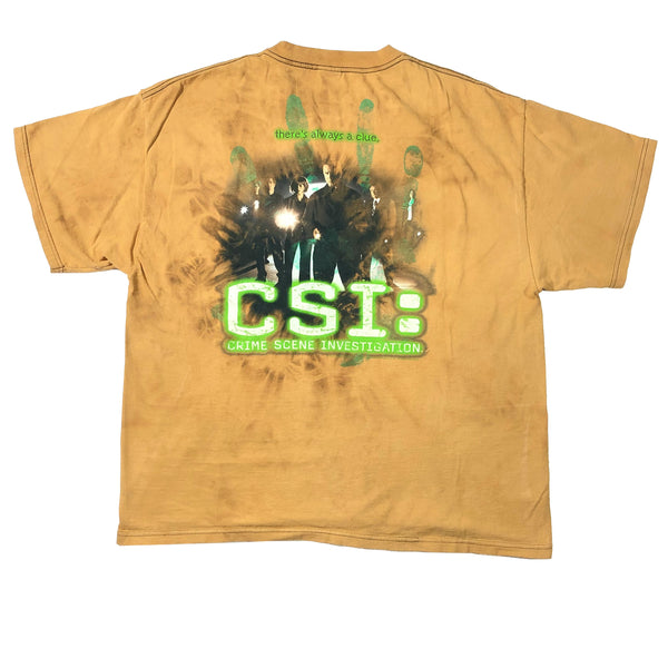 Vintage 2001 CSI TV Show 1/1 Bleach Dyed Shirt | Beyond 94