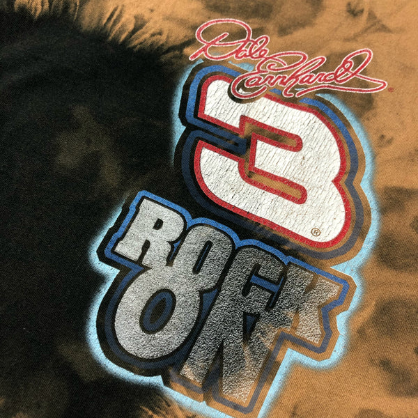 Vintage 90s Dale Earnhardt Rock On Nascar 1/1 Bleach Dyed Shirt | Beyond 94
