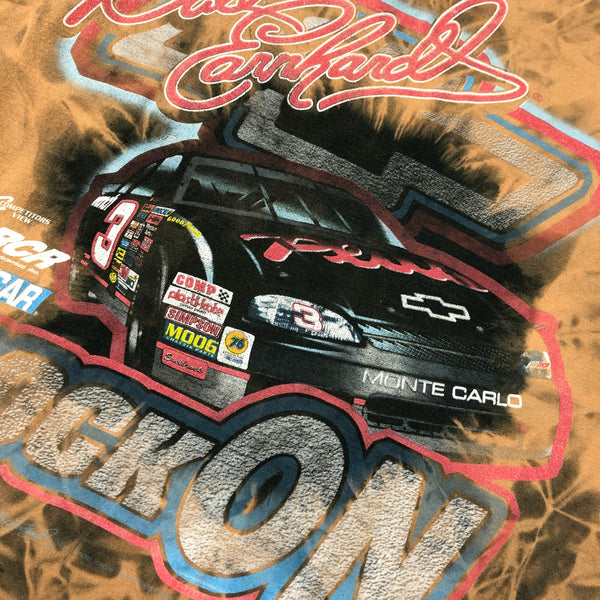 Vintage 90s Dale Earnhardt Rock On Nascar 1/1 Bleach Dyed Shirt | Beyond 94
