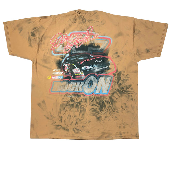 Vintage 90s Dale Earnhardt Rock On Nascar 1/1 Bleach Dyed Shirt | Beyond 94