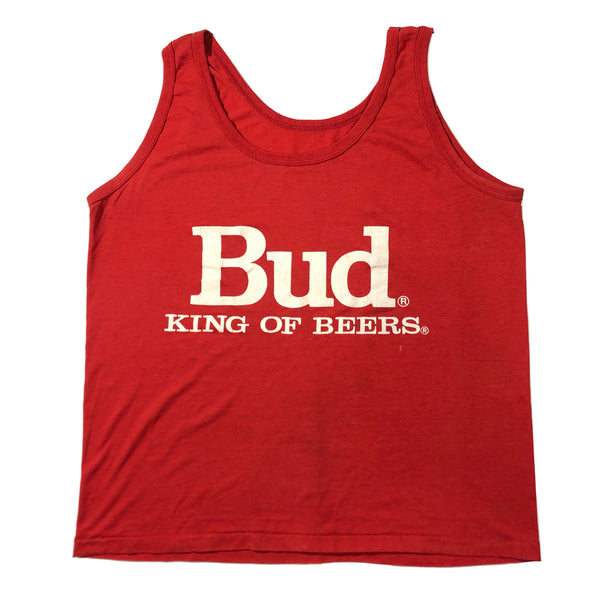 Vintage 80s Budweiser King Of Beers Tank Top Shirt | Beyond 94