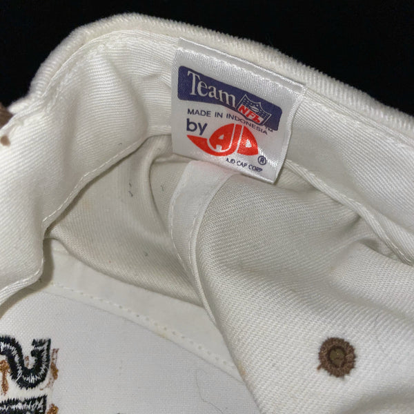 Vintage 90s DS Pittsburgh Steelers AFC Champions 2 Tone Embroidered Snapback Hat
