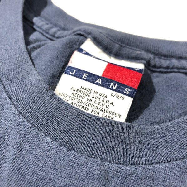 Vintage 90s Tommy Hilfiger Jeans Flags Shirt Size Large