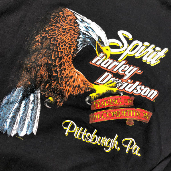 1998 Harley Davidson Feel The Heat Hoodie Size X-Large