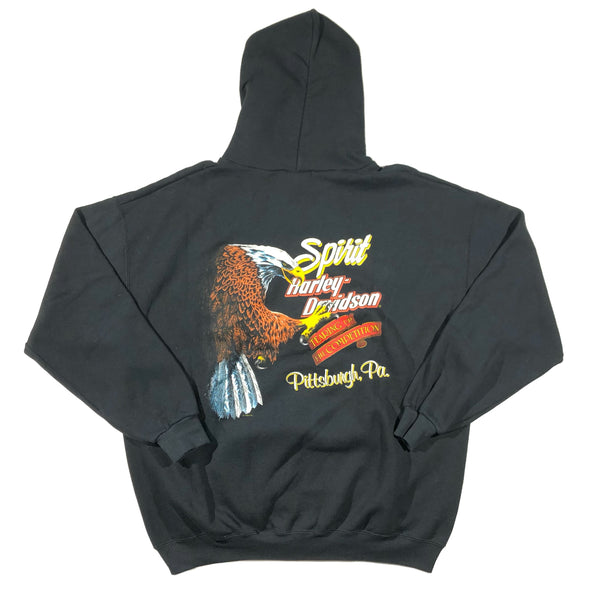 1998 Harley Davidson Feel The Heat Hoodie Size X-Large