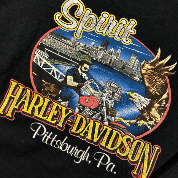 1995 Harley Davidson Purple Lightning Ls Shirt Size X-Large