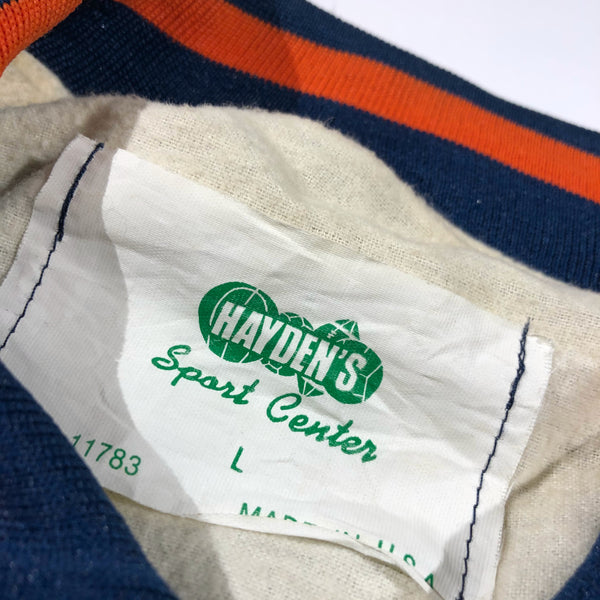 Vintage 80s University Of Illinois Bomber Jacket Size Large