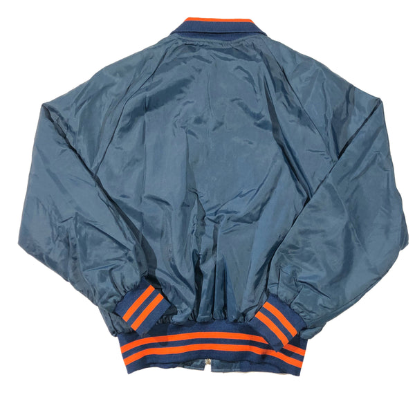 Vintage 80s University Of Illinois Bomber Jacket Size Large