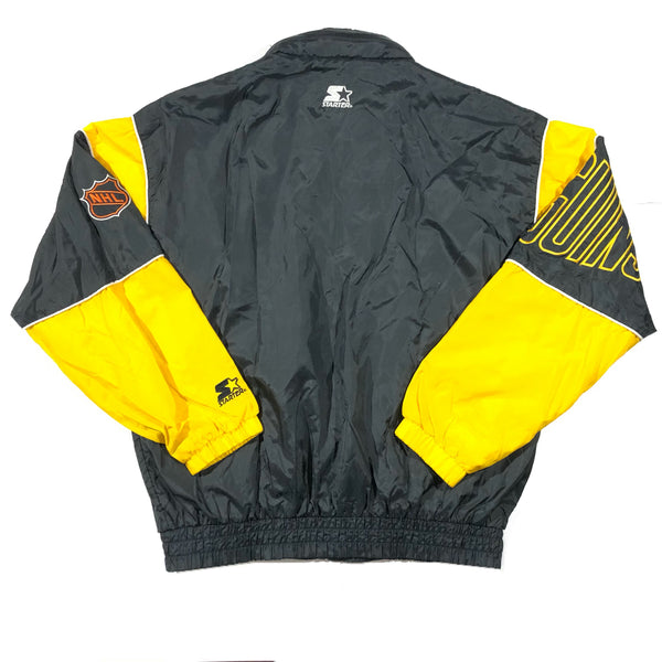 Vintage 90s Pittsburgh Penguins Sleeve Spell Out Starter Windbreaker Jacket | Beyond 94