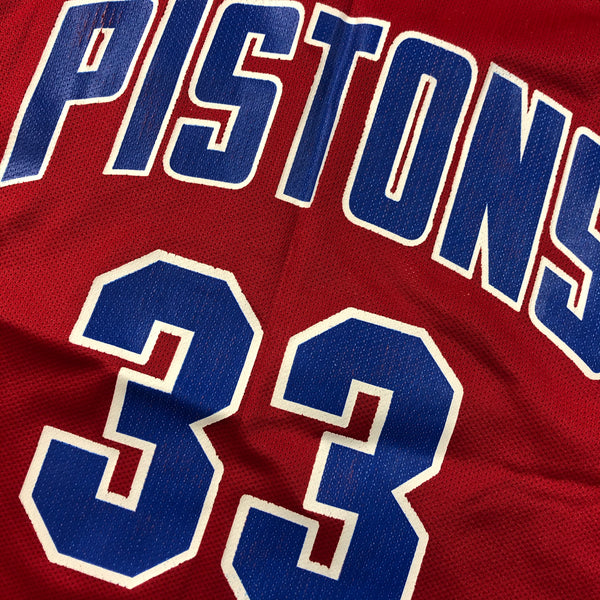 Vintage 90s Detroit Pistons Grant Hill Champion Jersey Size Medium