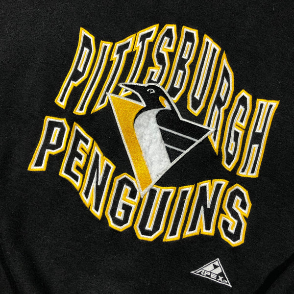 Vintage 90s Pittsburgh Penguins Apex Sweatshirt Size X-Large